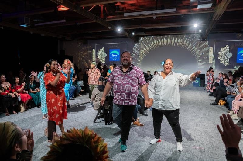 A moment from the 2023 Le Pasefika Runway show