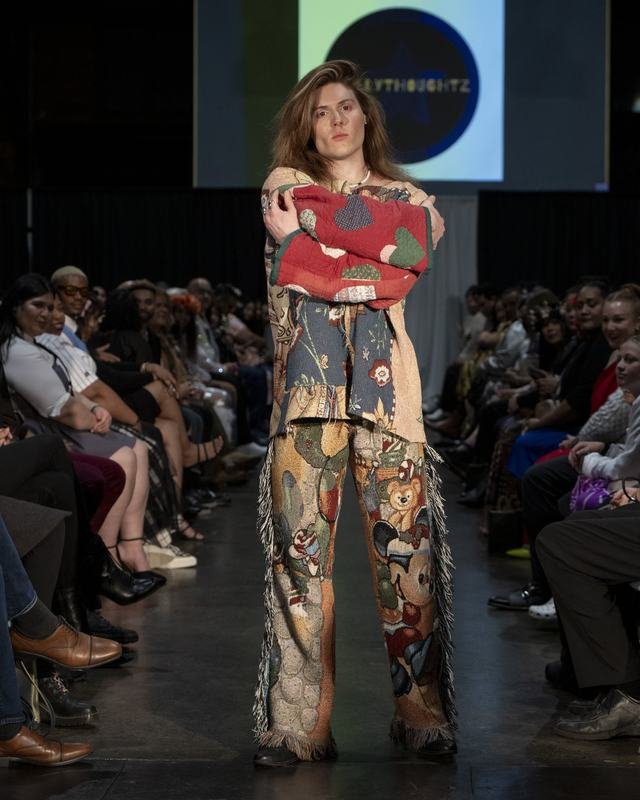 Runway look from the 2024 Le Pasefika Runway show