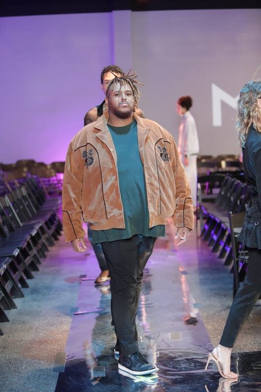 Runway walk at Porsche Studio Portland during Le Pasefika Runway 2025